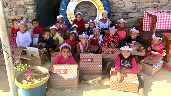 Virtual Santa Shoebox recipients in the Northern Cape